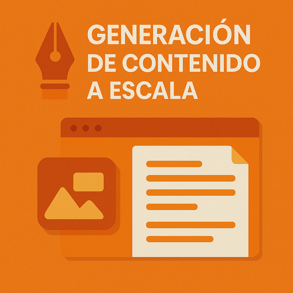 Generación de contenido a escala