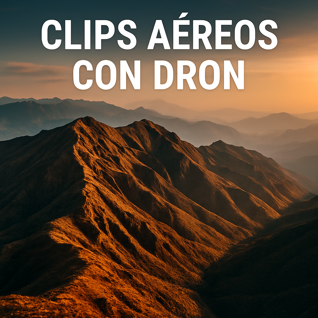 Clips Aéreos con Dron (IA o Grabación Real)